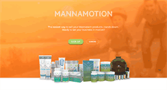 Desktop Screenshot of mannamotion.com